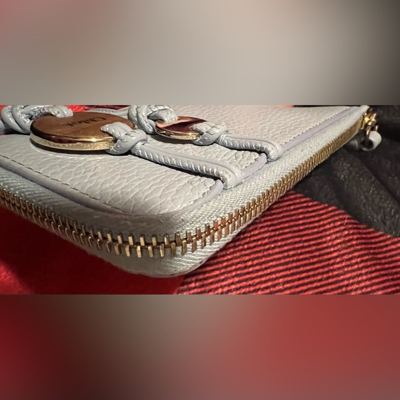 EUC Chloé Malou Small Wallet in shady blue with box and dust bag - Picture 5 of 15